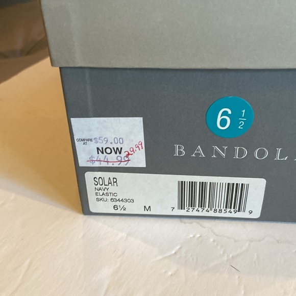 Bandolino sandals:  size 6 1/2 - Picture 4 of 5
